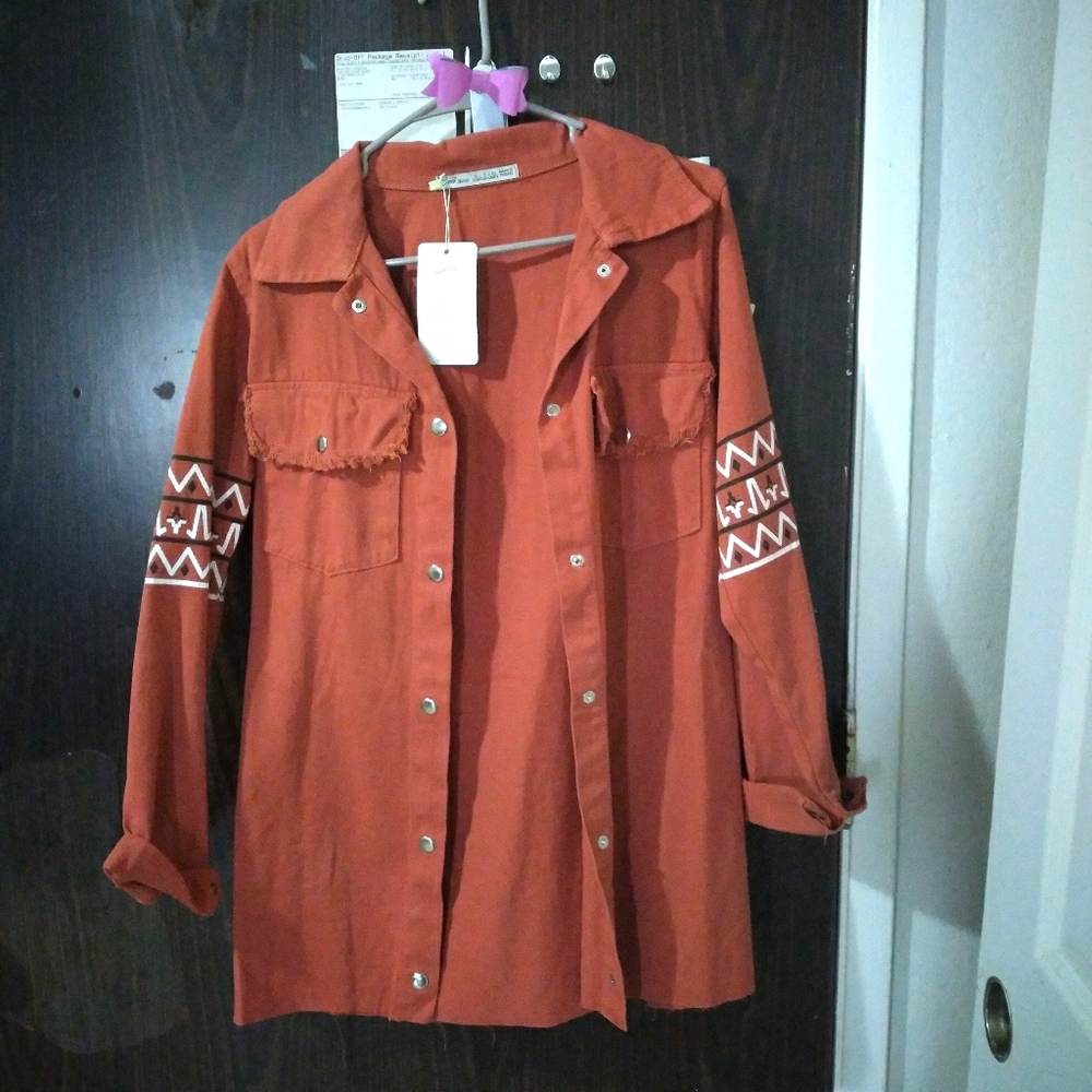 Dusty rose jacket